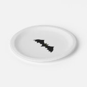 BAT-halloween Pappteller (Schrägansicht)