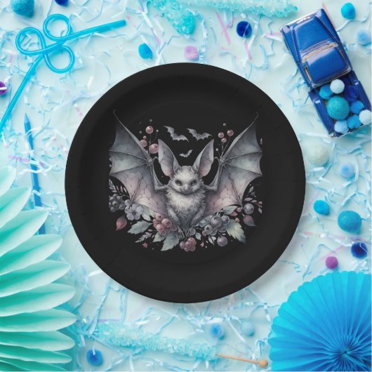 Bat Halloween Pappteller (Party)