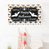 Bat Halloween Pattern Banner (Insitu)