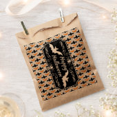 Bat Halloween Pattern Geschenktütchen (Ausgeschnitten)