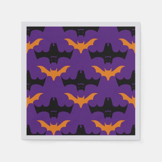 Bat Halloween Pattern Serviette (Vorderseite)
