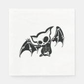 Bat Halloween Serviette (Vorderseite)
