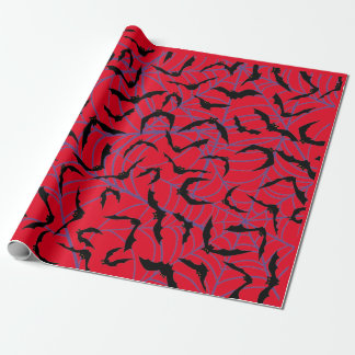 Bat Halloween Spooky Season Wrapping Paper Geschenkpapier