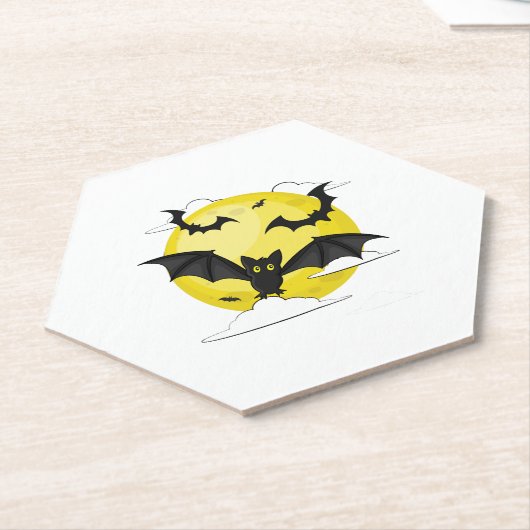 Bat Halloween Untersetzer (angewinkelt)