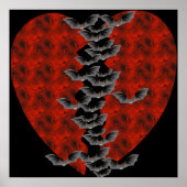 Bat Heart Poster (Vorne)