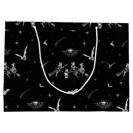 Bat Hexen Große Geschenktüte (Rückseite)