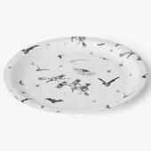 Bat Hexen Pappteller (Schrägansicht)