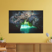 Bat Höhle in Airai, Palau, Mikronesien Leinwanddruck (Insitu (Wohnzimmer))