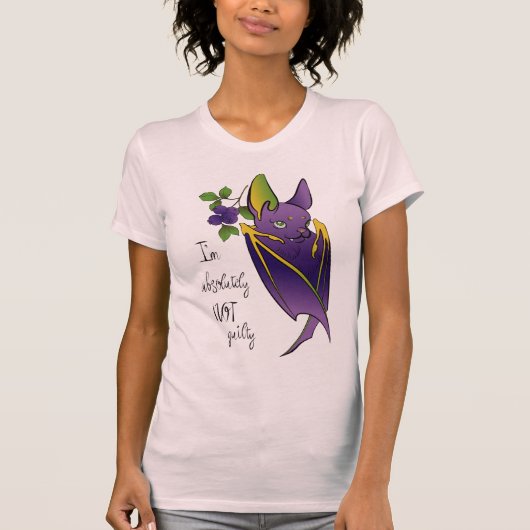 Bat ich bin nicht schuldig T-Shirt (Vorderseite)