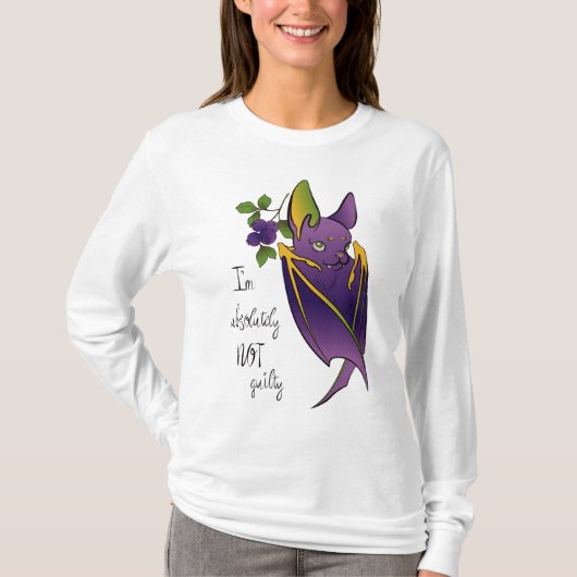 Bat ich bin nicht schuldig T-Shirt (Vorderseite)