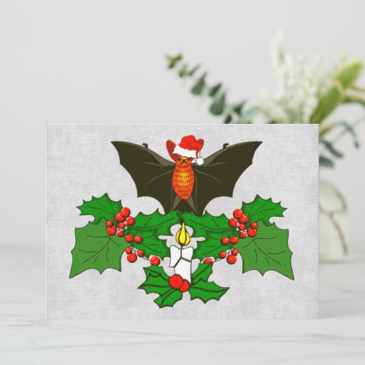 Bat im Hof Einladung (Stehend Vorderseite)