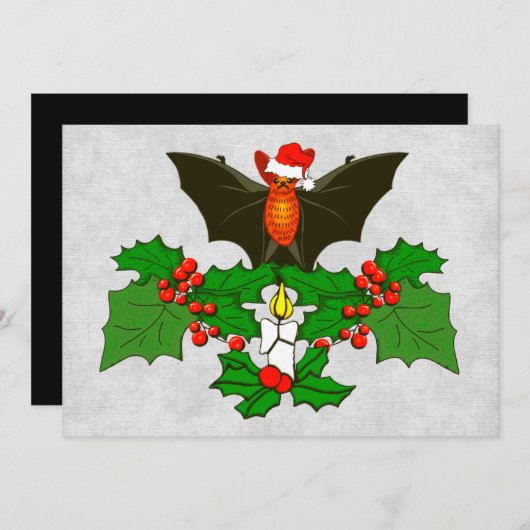 Bat im Hof Einladung (Vorne/Hinten)