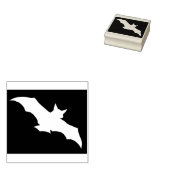 Bat invert Silhouette Art Briefmarke Gummistempel (Stempel)