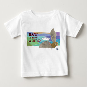 Bat ist kein Vogel Baby T-shirt