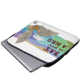 Bat ist kein Vogel Laptopschutzhülle (Vorne Knopf)