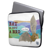 Bat ist kein Vogel Laptopschutzhülle (Vorderseite Links)