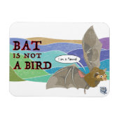 Bat ist kein Vogel Magnet (Horizontal)