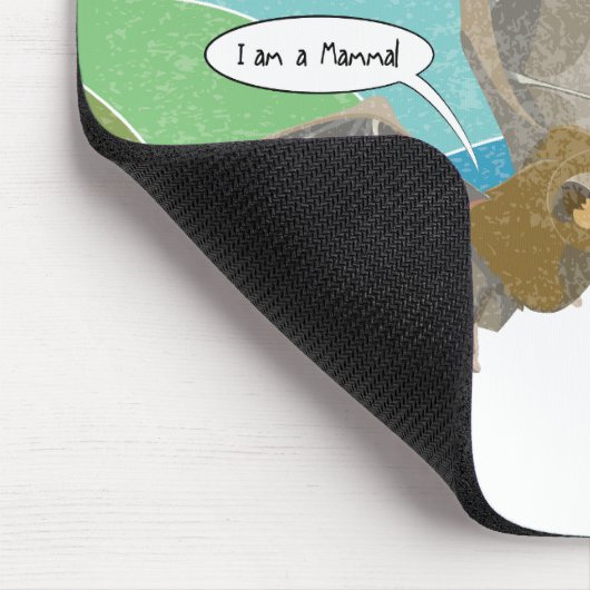 Bat ist kein Vogel Mousepad (Ecke)