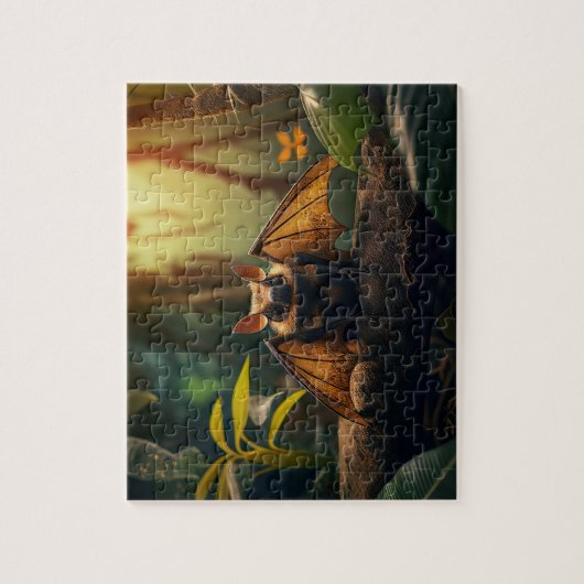 Bat Jigsaw Puzzle - Dschungel (Vertikal)