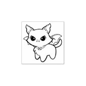 Bat Kitty Rubber Briefmarke Gummistempel (Prägung)