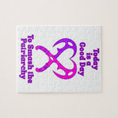 Bat’leth Heart - Smash the Patriarchy Puzzle (Horizontal)