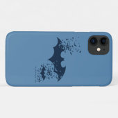 Bat-Logo-Burning in Fledermäuse Case-Mate iPhone Hülle (Rückseite (Horizontal))