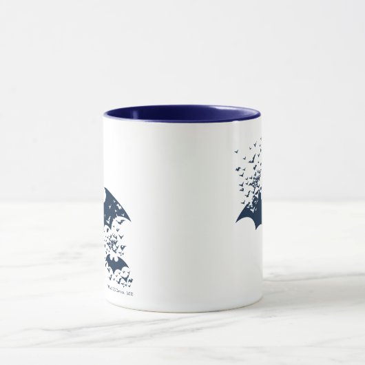 Bat Logo Bursting Into Bats Tasse (Zentrum)