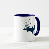 Bat Logo Bursting Into Bats Tasse (VorderseiteRechts)