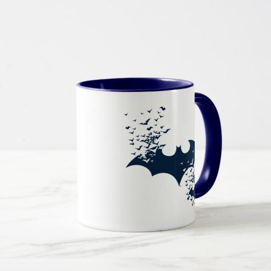 Bat Logo Bursting Into Bats Tasse (VorderseiteRechts)
