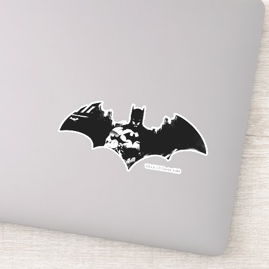 Bat-Logo für Batman- und Gotham-Silhouette Aufkleber (Detail)