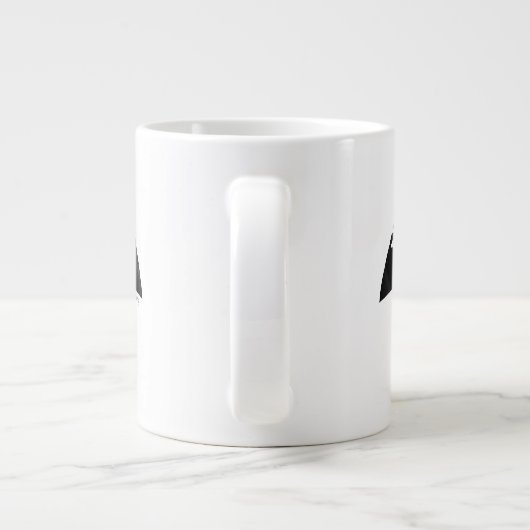 Bat-Logo für Batman- und Gotham-Silhouette Jumbo-Tasse (Rückseite)