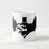 Bat-Logo für Batman- und Gotham-Silhouette Jumbo-Tasse (Vorderseite)