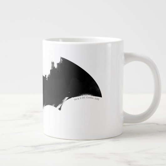 Bat-Logo für Batman- und Gotham-Silhouette Jumbo-Tasse (Rechts)