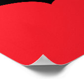 Bat-Logo für Batman- und Gotham-Silhouette Poster (Ecke)