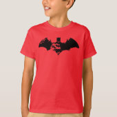 Bat-Logo für Batman- und Gotham-Silhouette T-Shirt (Vorderseite)