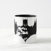 Bat-Logo für Batman- und Gotham-Silhouette Tasse (Zentrum)