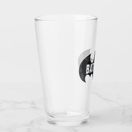 Bat-Logo mit Gotham-Ätzung Glas (Rechts)