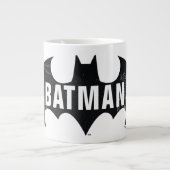 Bat-Logo mit Gotham-Ätzung Jumbo-Tasse (Vorderseite)