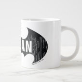 Bat-Logo mit Gotham-Ätzung Jumbo-Tasse (Rechts)