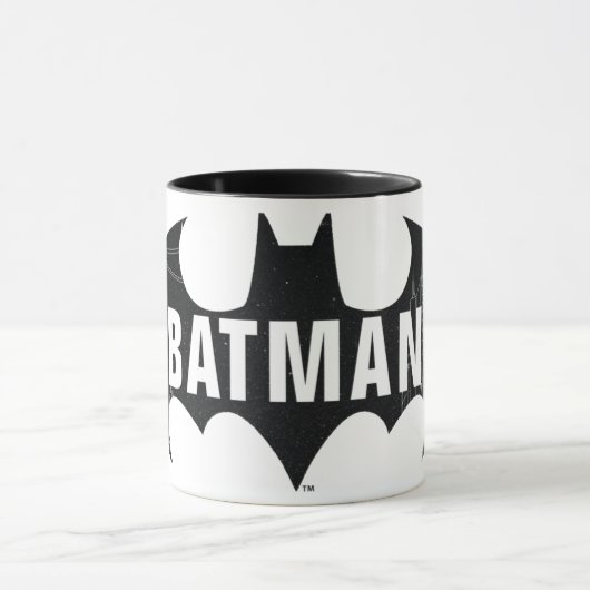 Bat-Logo mit Gotham-Ätzung Tasse (Zentrum)