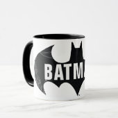 Bat-Logo mit Gotham-Ätzung Tasse (Vorderseite Links)