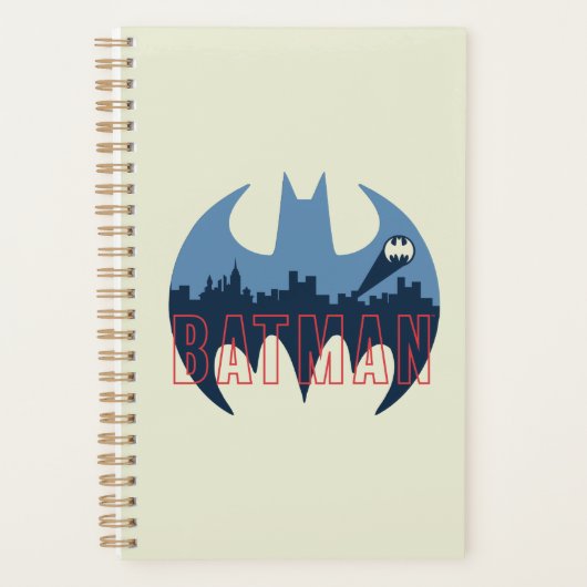BAT-Logo mit Gotham- und Bat-Signal Planer (Vorderseite)
