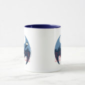Bat Logo With Gotham & Bat Signal Tasse (Zentrum)