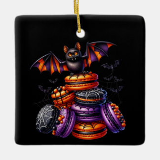 Bat Macaroon Keramikornament