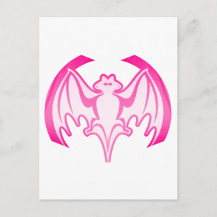 Bat Magenta Inv The MUSEUM Zazzle Geschenke Postkarte