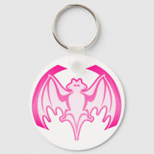 Bat Magenta Inv The MUSEUM Zazzle Geschenke Schlüsselanhänger