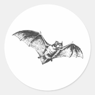 Bat Mark Runder Aufkleber