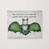 Bat mit einem schlechten Puzzle (Horizontal)