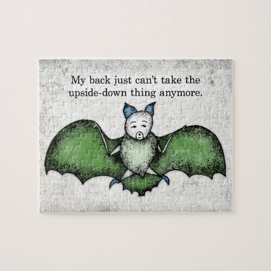 Bat mit einem schlechten Puzzle (Horizontal)