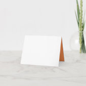 Bat Mitzvah Abstrakte Rose Orange Dankeskarte (Rückseite)